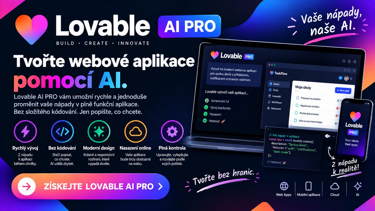 Lovable AI PRO kupón